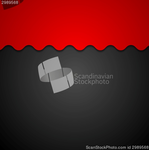 Image of Red and black corporate background