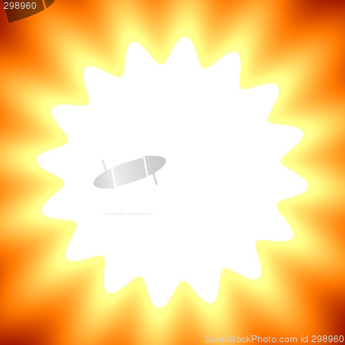 Image of Bright flower frame