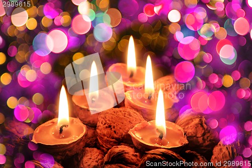 Image of christmas candles