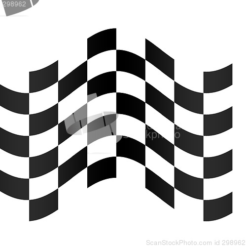 Image of Checkered racing flag