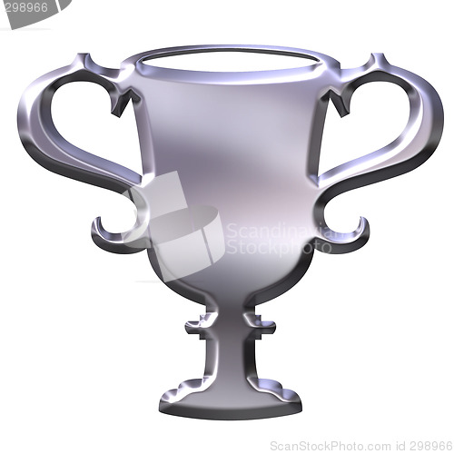 Image of 3D Silver Cup
