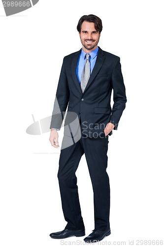 Image of Confident relaxed business executive