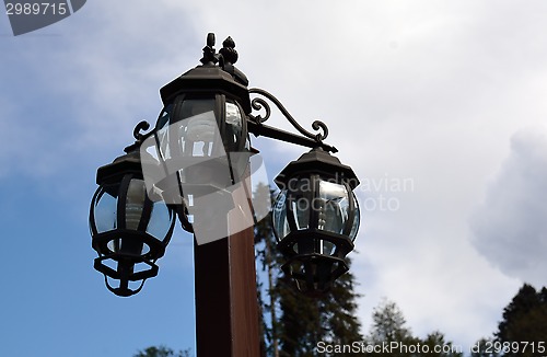 Image of Retro lanterns in Krasnaya Poliana