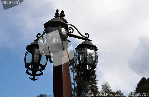 Image of Retro lanterns in Krasnaya Poliana