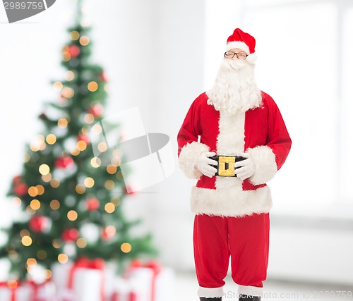 Image of man in costume of santa claus