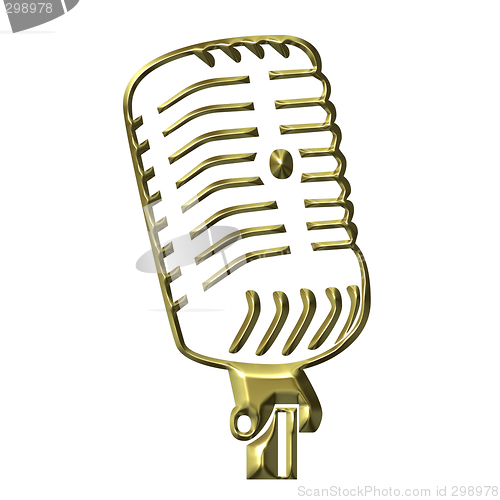 Image of Golden Microphone