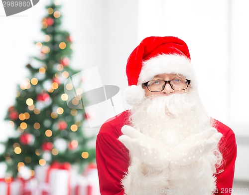 Image of man in costume of santa claus