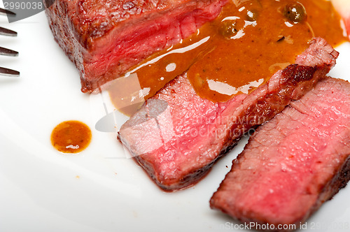 Image of green peppercorn beef filet mignon