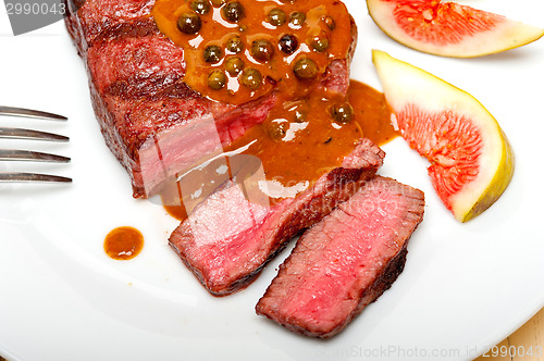 Image of green peppercorn beef filet mignon
