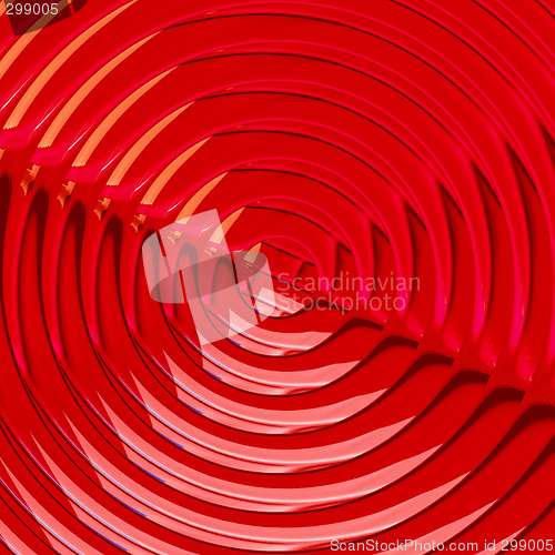 Image of Red Radial Design