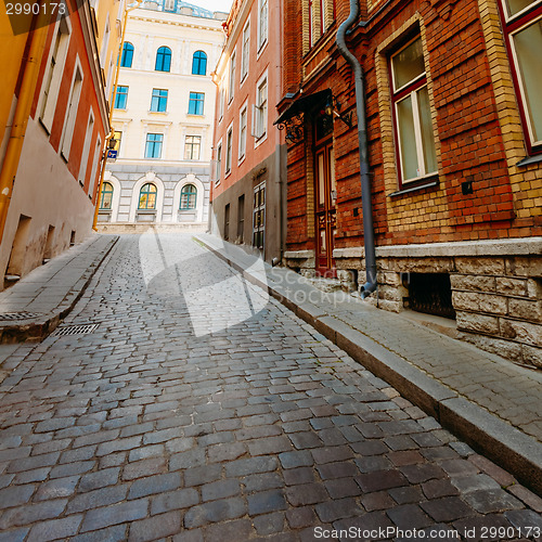 Image of Streets And Old Part City Architecture Estonian Capital, Tallinn