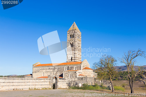 Image of Romanesque church of Santa Trinita di Saccargia.