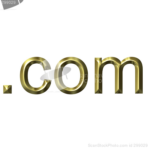 Image of 3D Golden Dot Com