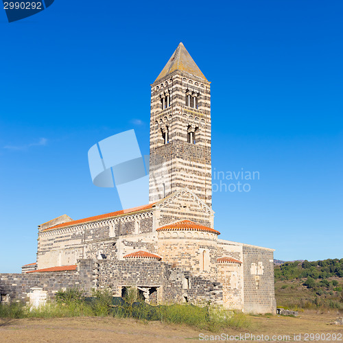 Image of Romanesque church of Santa Trinita di Saccargia.