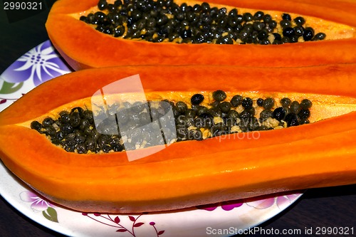 Image of Ripe Papaya Seeds.