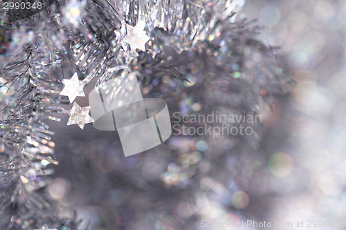 Image of Tinsel - Christmas decoration.