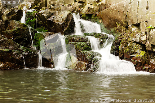 Image of Beautiful waterfall