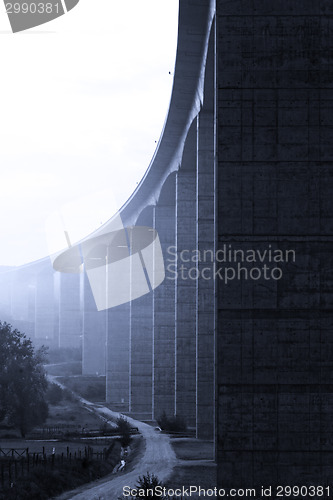 Image of Large highway viaduct ( Hungary)