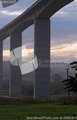 Image of Large highway viaduct ( Hungary)