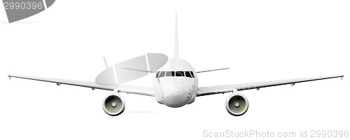 Image of airplane front