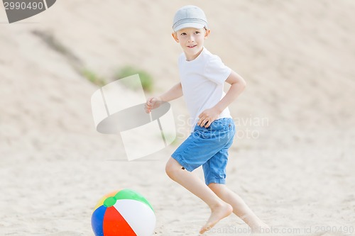 Image of boy with ball