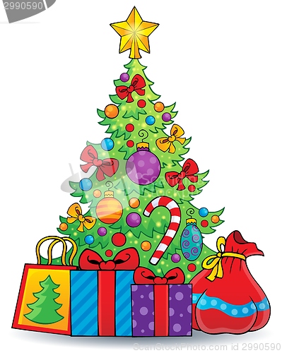 Image of Christmas tree theme 6