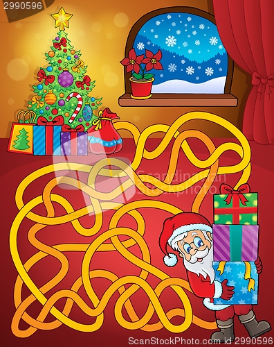Image of Maze 21 with Christmas theme
