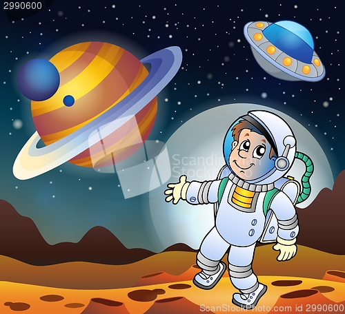 Image of Image with space theme 7