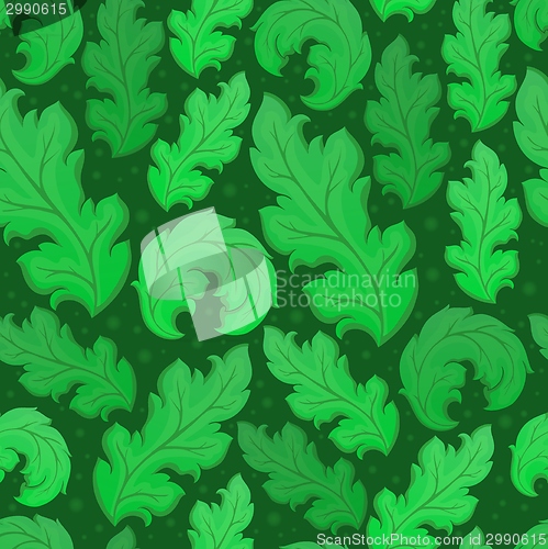 Image of Leafy seamless background 5