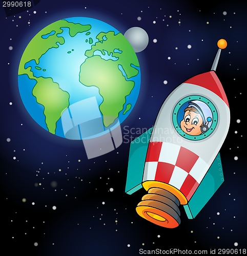 Image of Image with space theme 4