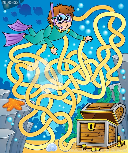 Image of Maze 19 with undersea theme