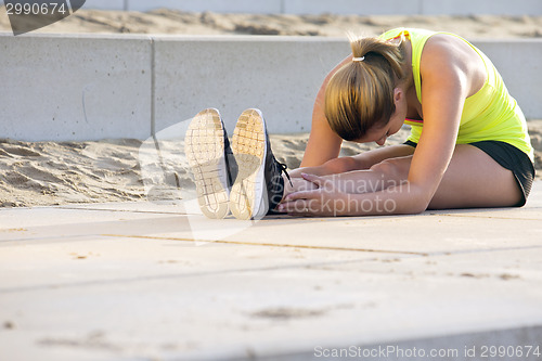 Image of Extremely flexible woman