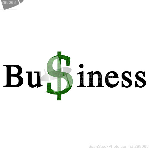 Image of Business logo with textured dollar symbol