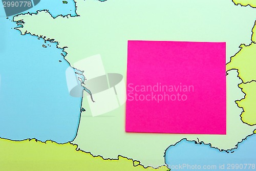 Image of Writing on post it