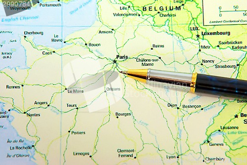 Image of Pen and map