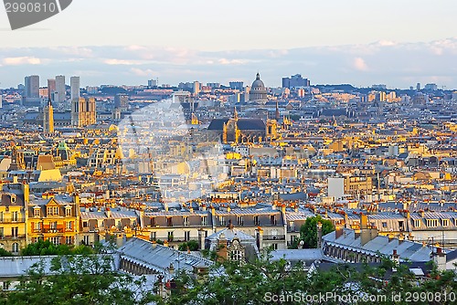 Image of Beautiful Paris up view