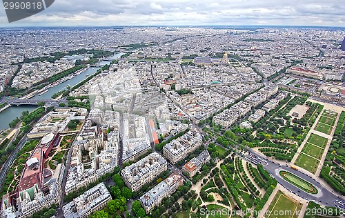 Image of Paris, up view