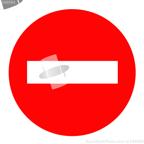 Image of No Entry Sign