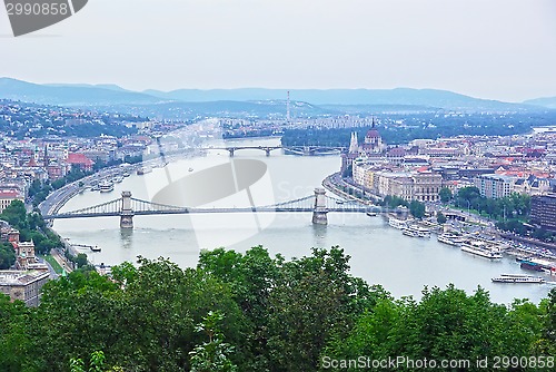 Image of Aerial view of Budapest