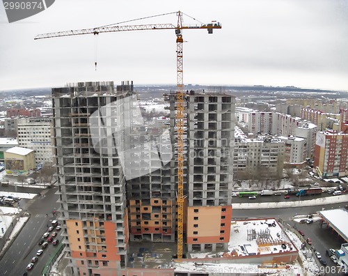 Image of Construction of residential house in Tyumen