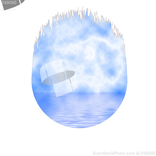 Image of Sky and Sea Framed