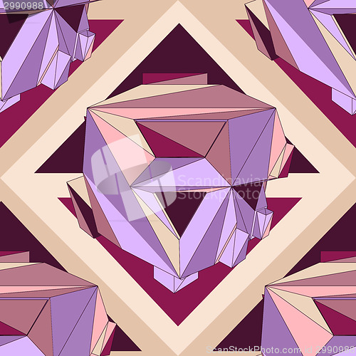 Image of Geometric seamless background.