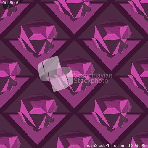 Image of Geometric seamless background.