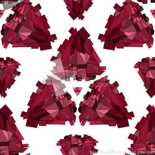 Image of Geometric 3D seamless background.