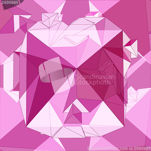 Image of Geometric 3D seamless background.