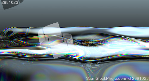 Image of Liquid fuel waves and splashes