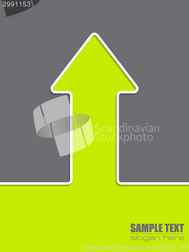 Image of Abstract green and gray brochure