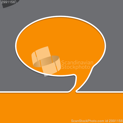 Image of Speech bubble advertising background design