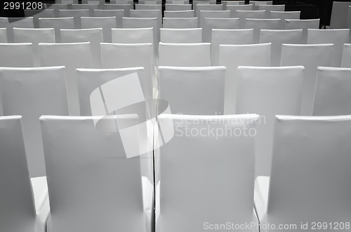 Image of White Conference Chairs