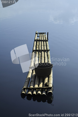 Image of Fishing Bamboo Raft